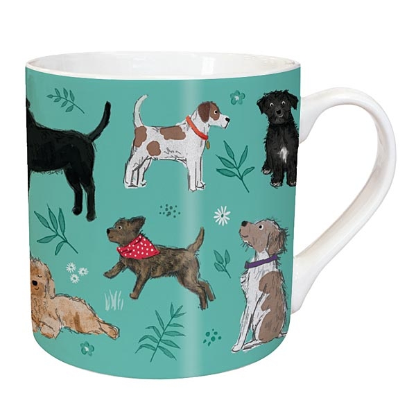 Chunky Mug Dog and Floral