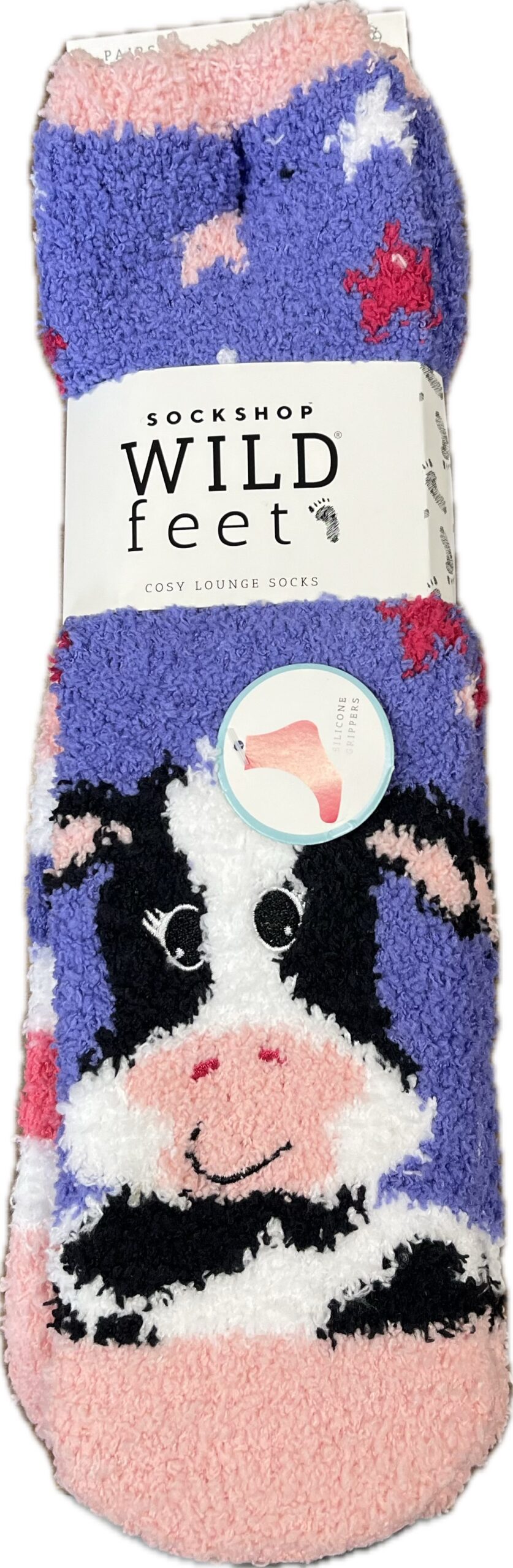 Wild Feet Hanging Fluffy Junior Socks 2 Pack