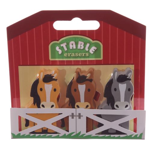 Stable Erasers 3 pack