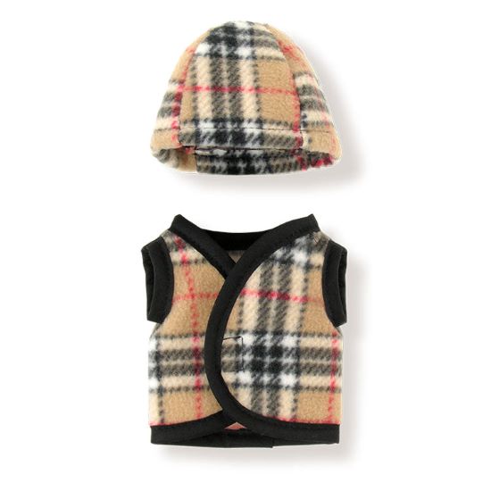Crafty Ponies Hat Cover and Waistcoat Set- tartan