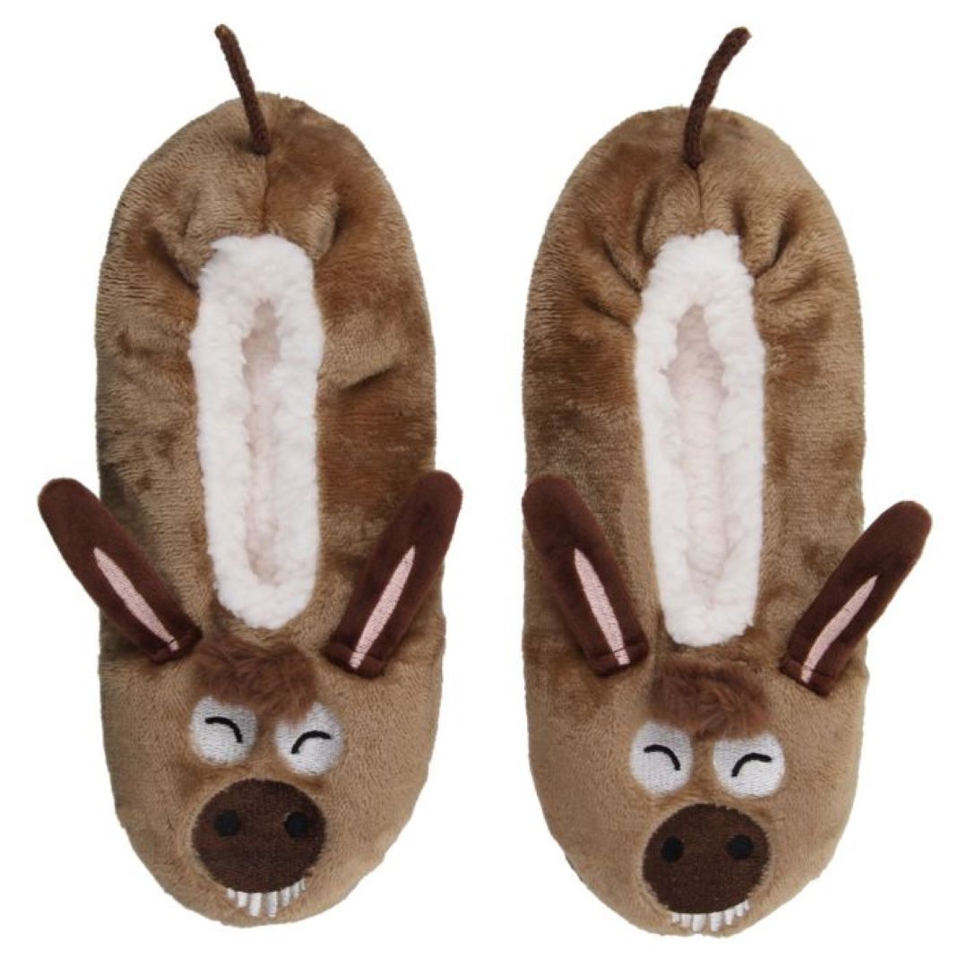 Wildfeet Slipper Socks donkey