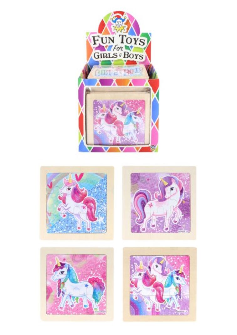 Wooden Unicorn Mini Jigsaw Puzzle