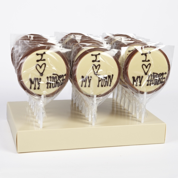 I Love My Chocolate Lollies