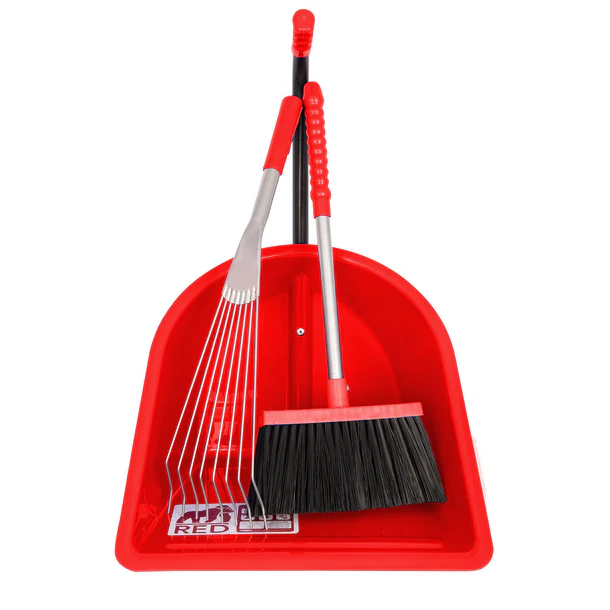 Gorilla Teenie Tidee™ with Short Metal Rake & Broom