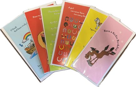 Horsey Girl Greeting Cards
