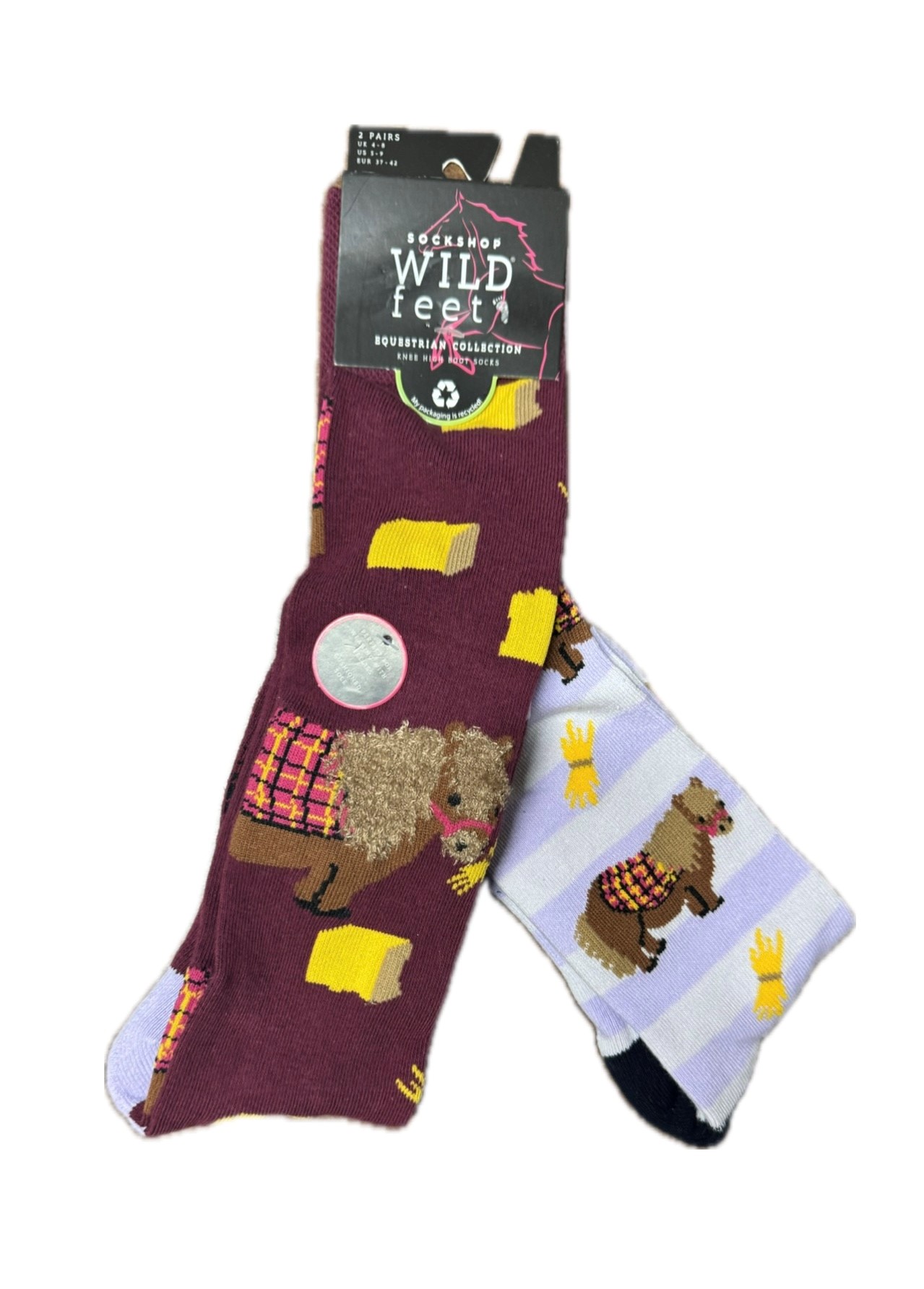 Wild Feet Knee High Boot Socks - 2 Pack