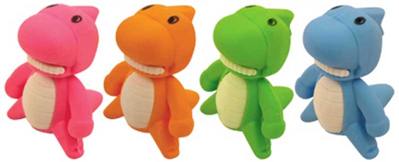 FUN STATIONERY - ERASER DINOSAURS