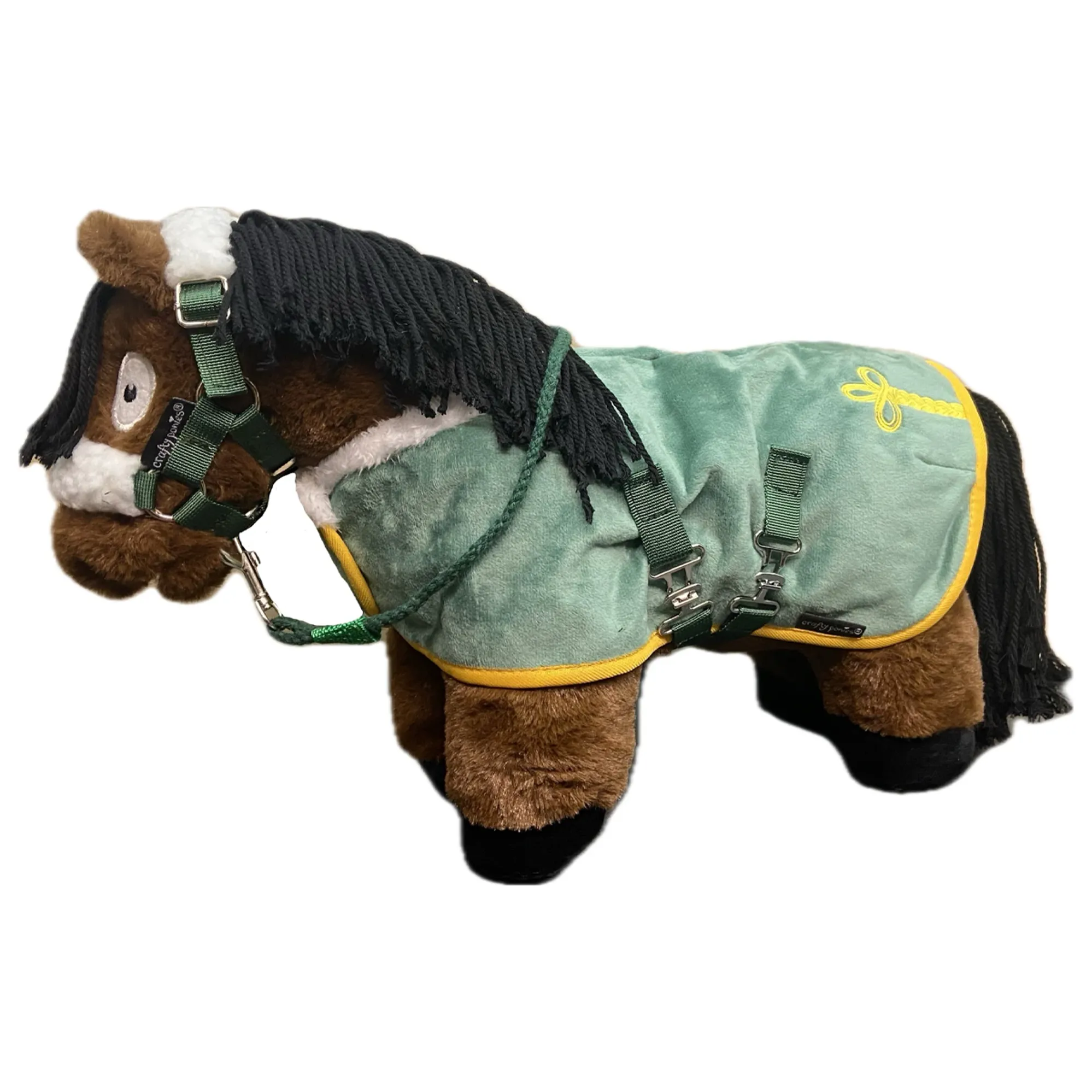 Green and Yellow Show Rug