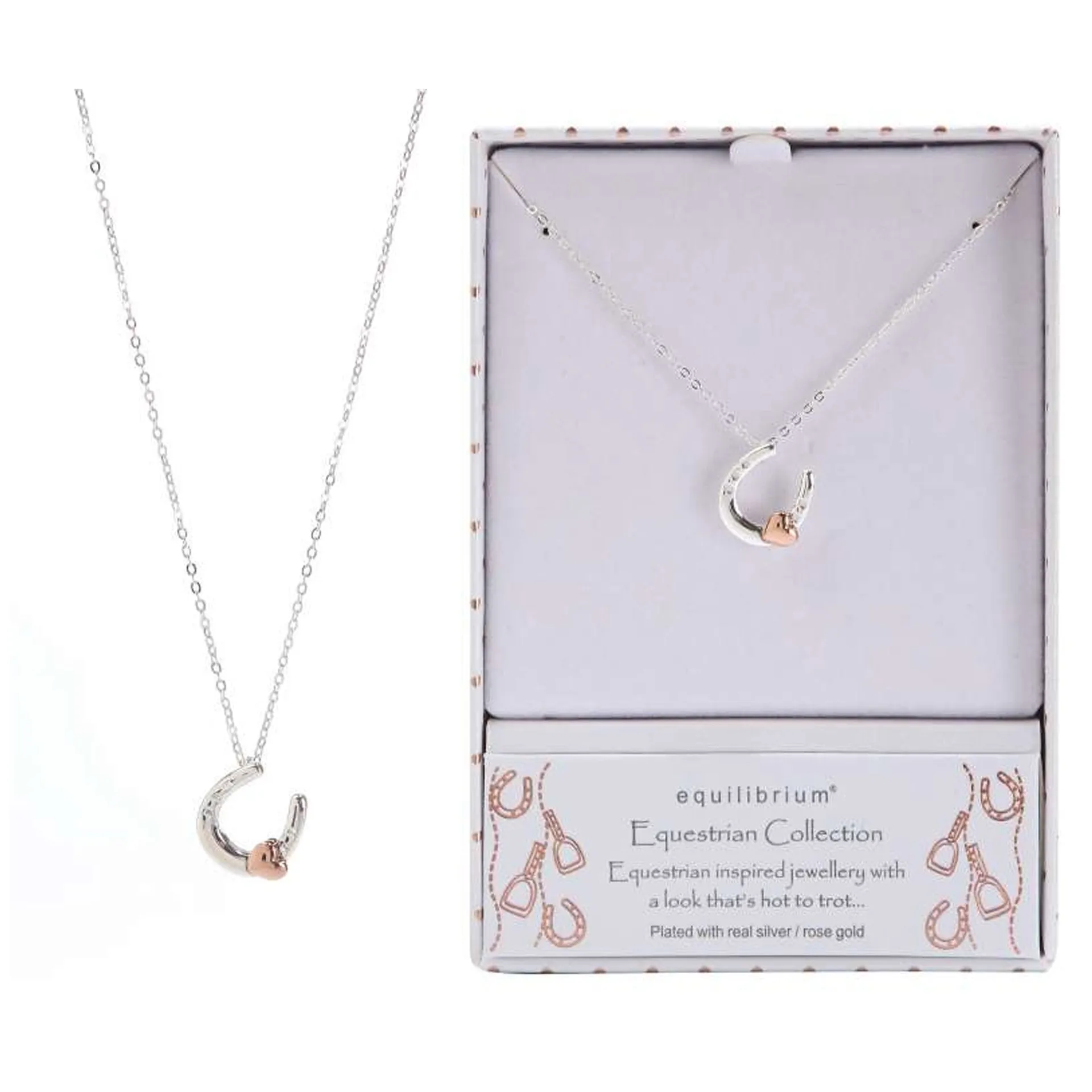 Equilibrium Equestrian Lucky Horseshoe Necklace