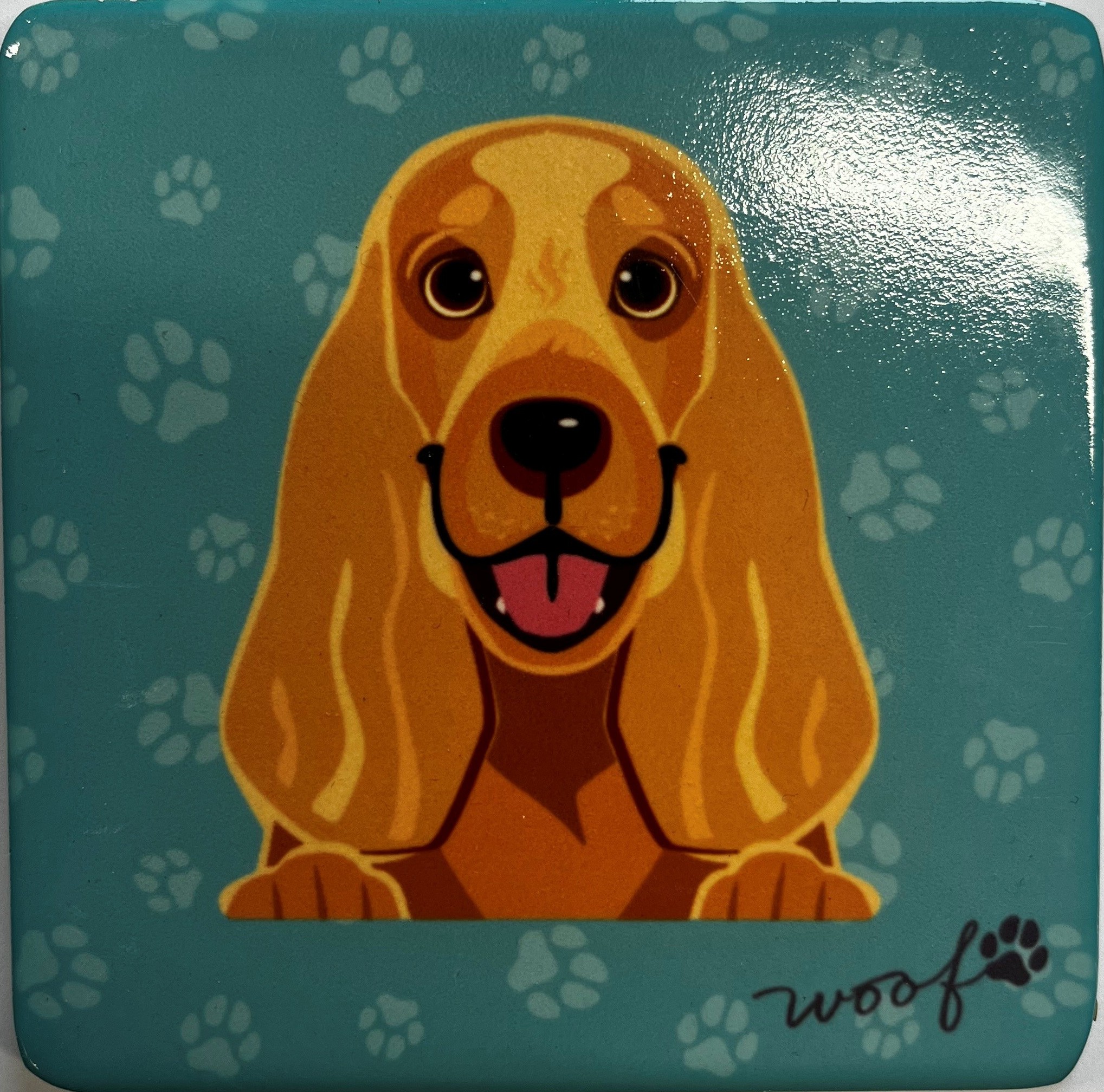 Pet Coasters- Cocker Spaniel - Golden