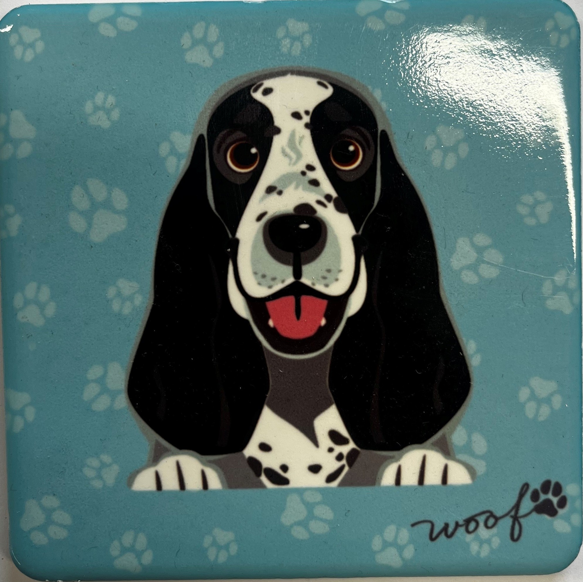 Pet Coasters- Cocker Spaniel - Blue