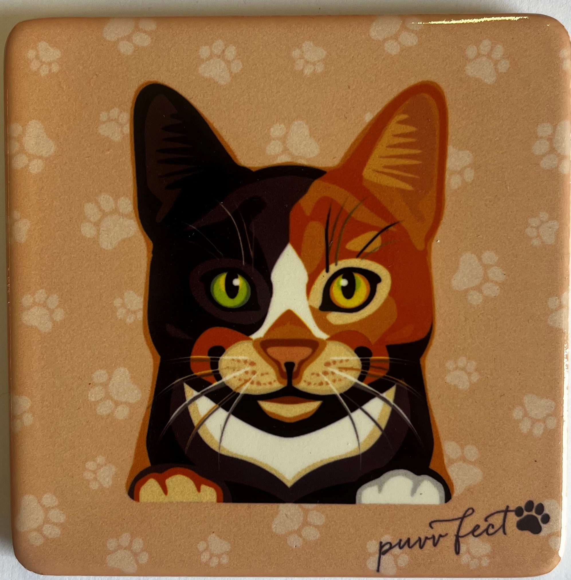 Pet Coasters - Cat- Tortoiseshell