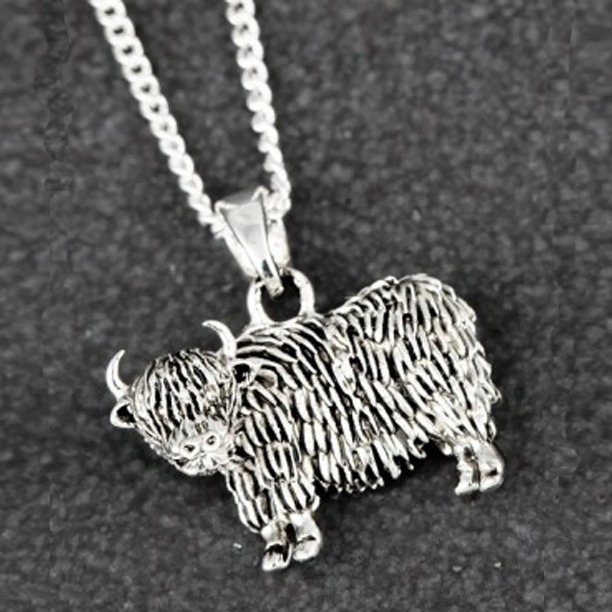 Equilibrium Highland Coo Silver Plated Necklace